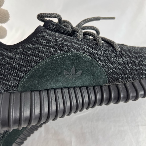 ADIDAS YEEZY Boost 350 V1 Pirate Black Cloth Sneakers Marked as 7 US 2015 - Picture 9 of 17
